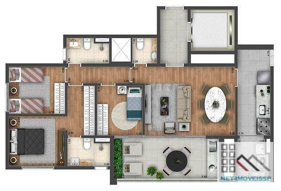 Apartamento à venda com 3 quartos, 101m² - Foto 12