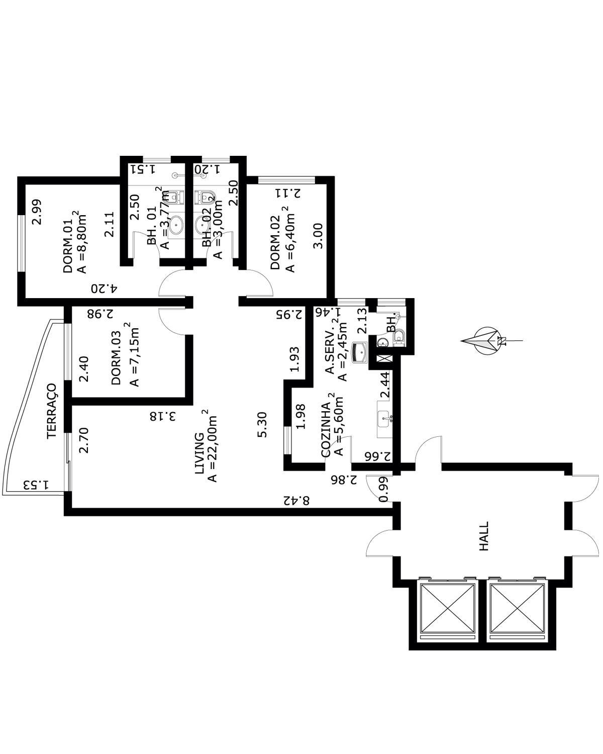 Apartamento à venda com 3 quartos, 80m² - Foto 11