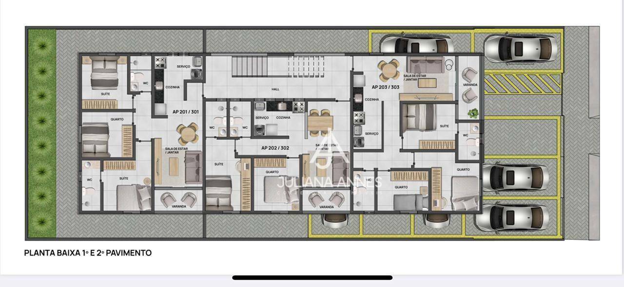 Apartamento à venda com 3 quartos, 63m² - Foto 6