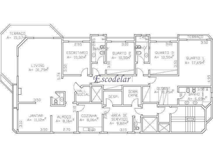 Apartamento à venda com 4 quartos, 220m² - Foto 21