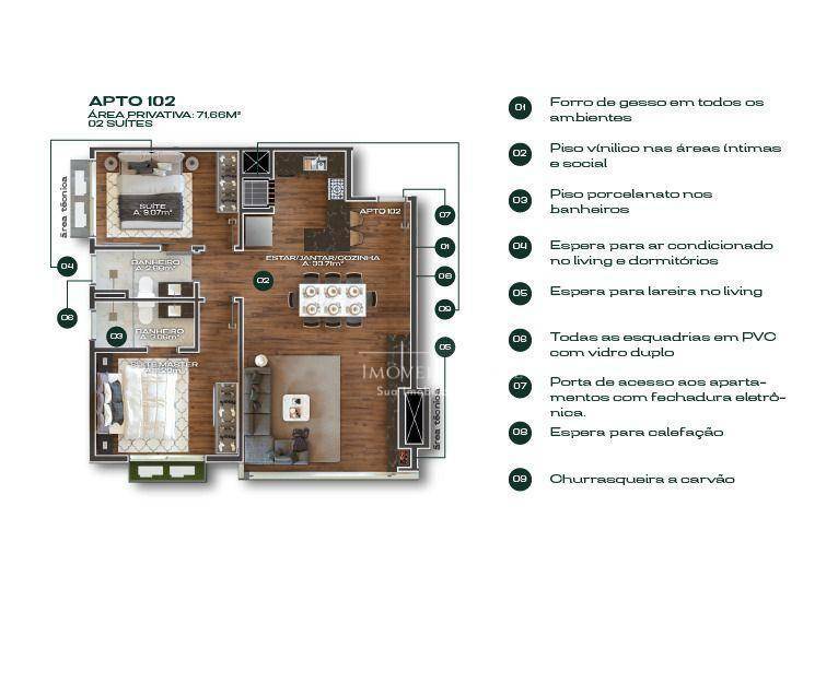 Apartamento à venda com 2 quartos, 73m² - Foto 33