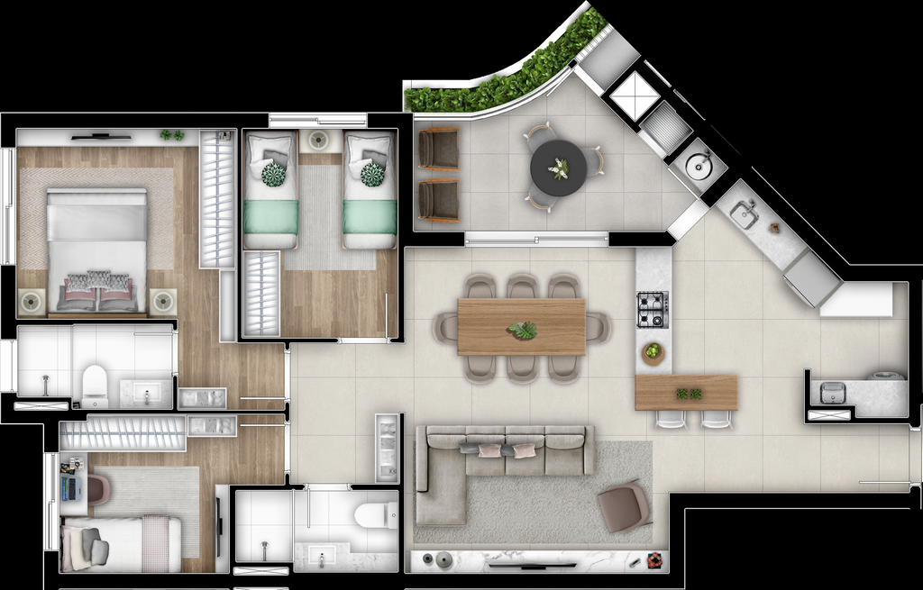 Apartamento à venda com 2 quartos, 16768m² - Foto 17