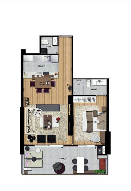 Apartamento à venda com 2 quartos, 109m² - Foto 10