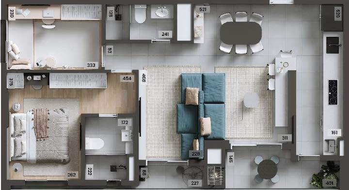 Apartamento à venda com 2 quartos, 6672m² - Foto 45