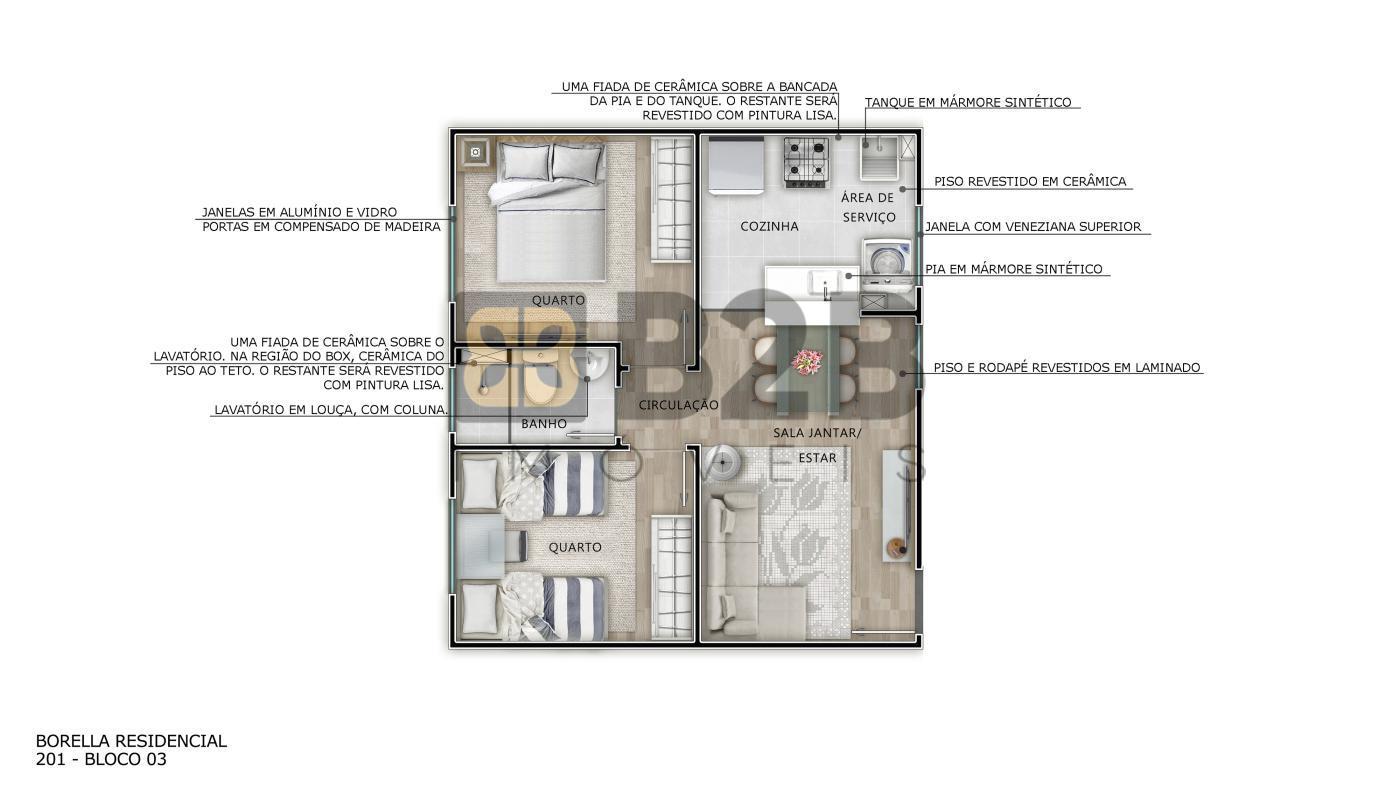 Apartamento à venda com 2 quartos, 39m² - Foto 11