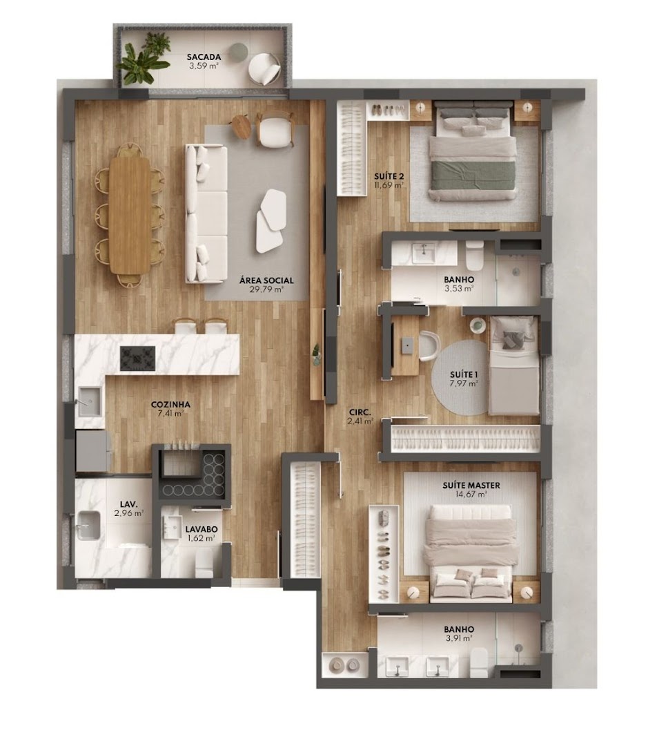 Cobertura à venda com 3 quartos, 184m² - Foto 3