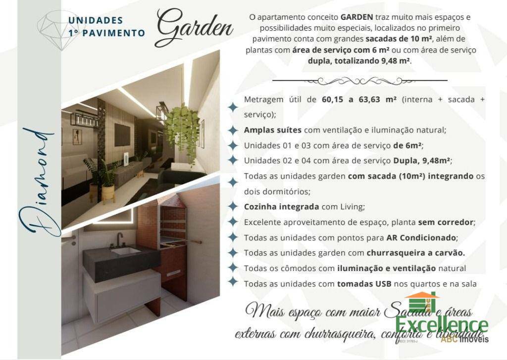 Apartamento à venda com 2 quartos, 64m² - Foto 2