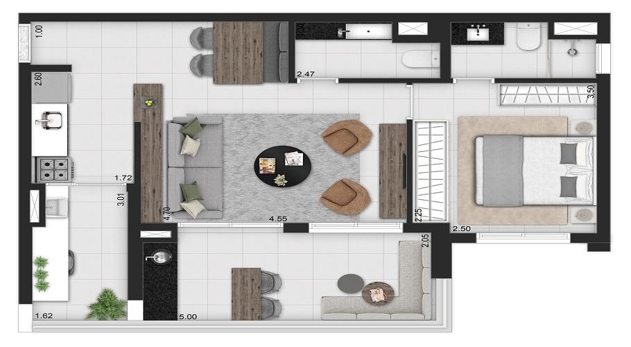 Apartamento à venda com 2 quartos, 70m² - Foto 23