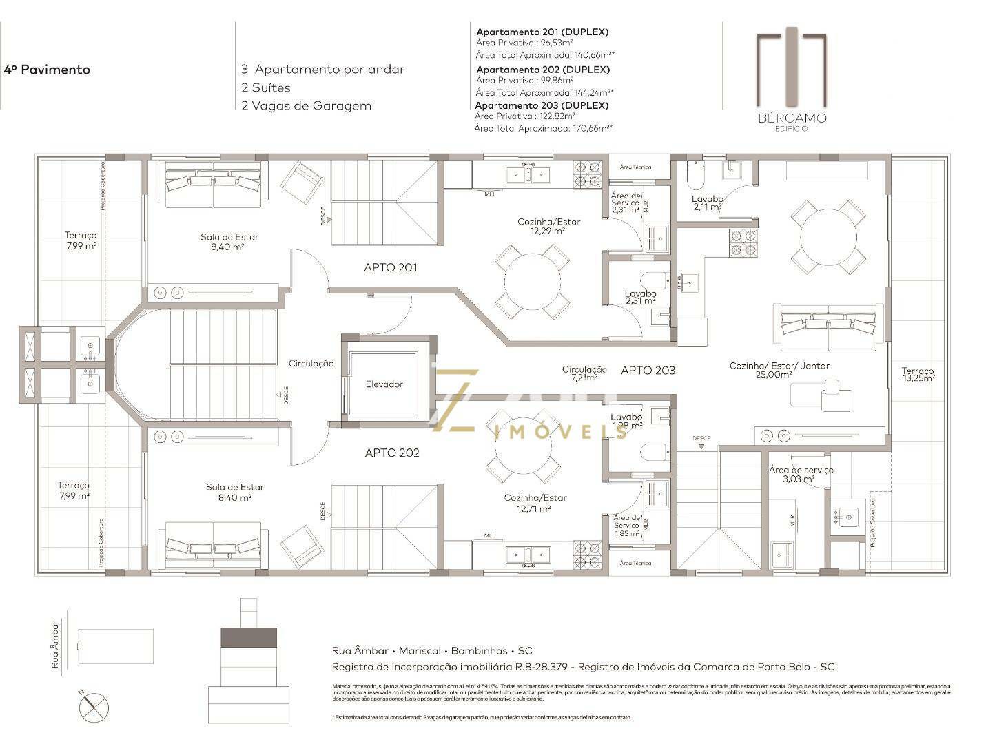 Apartamento à venda com 2 quartos, 99m² - Foto 4