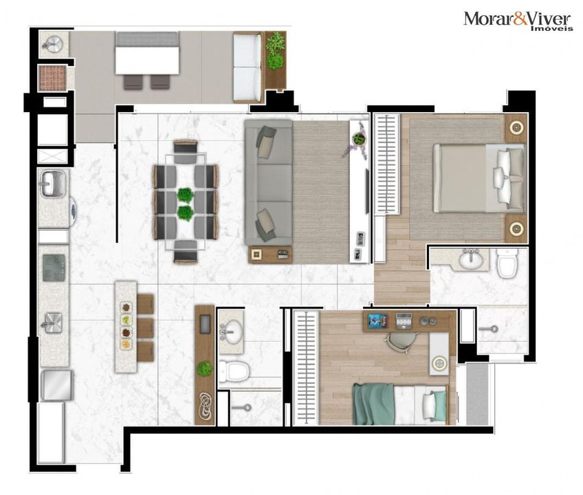 Apartamento à venda com 3 quartos, 81m² - Foto 41