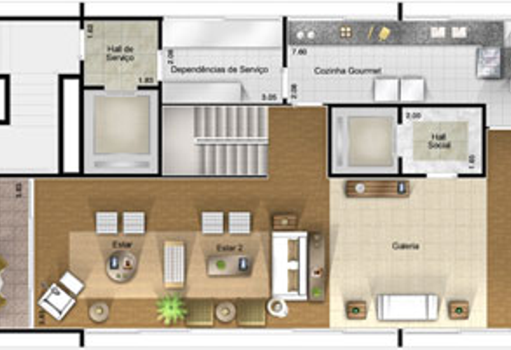 Apartamento à venda com 4 quartos, 211m² - Foto 7