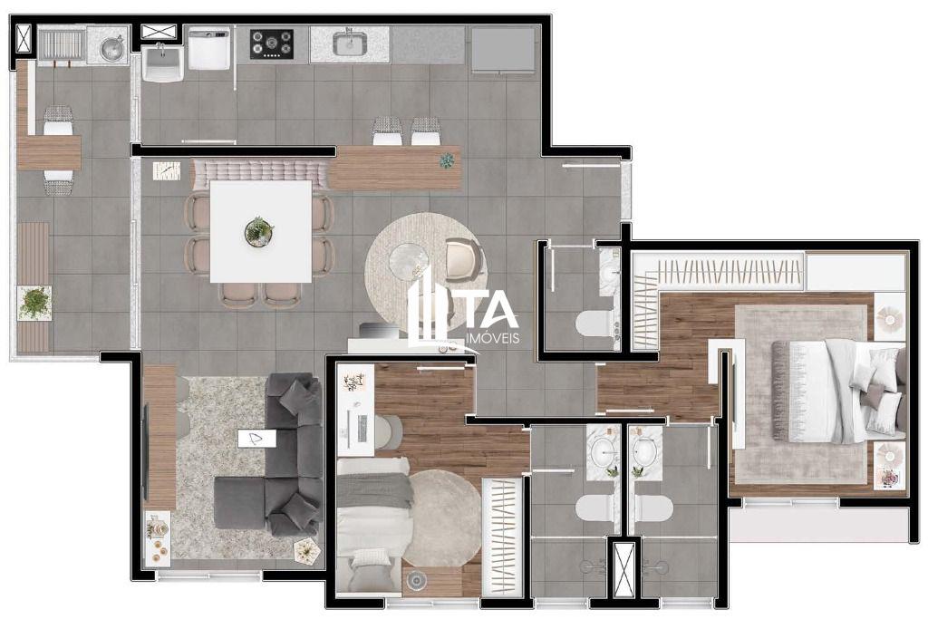 Apartamento à venda com 2 quartos, 83m² - Foto 32