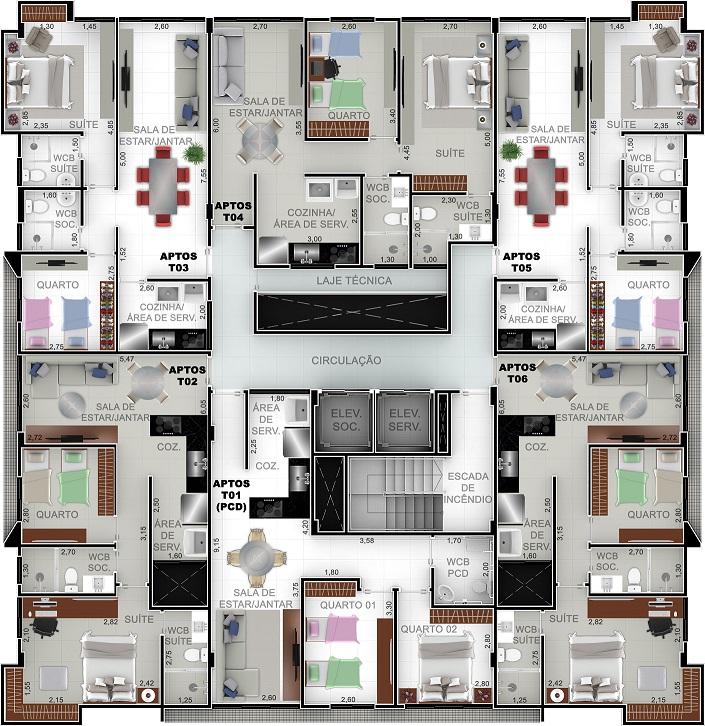 Apartamento à venda com 2 quartos, 57m² - Foto 33