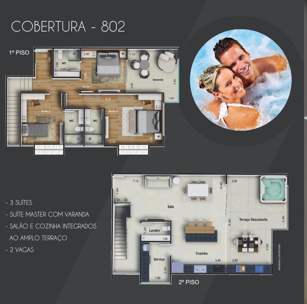 Apartamento à venda com 2 quartos, 69m² - Foto 9