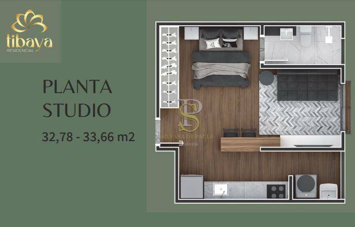 Apartamento à venda com 1 quarto, 32m² - Foto 21