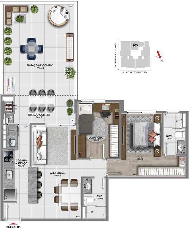 Apartamento à venda com 3 quartos, 111m² - Foto 12