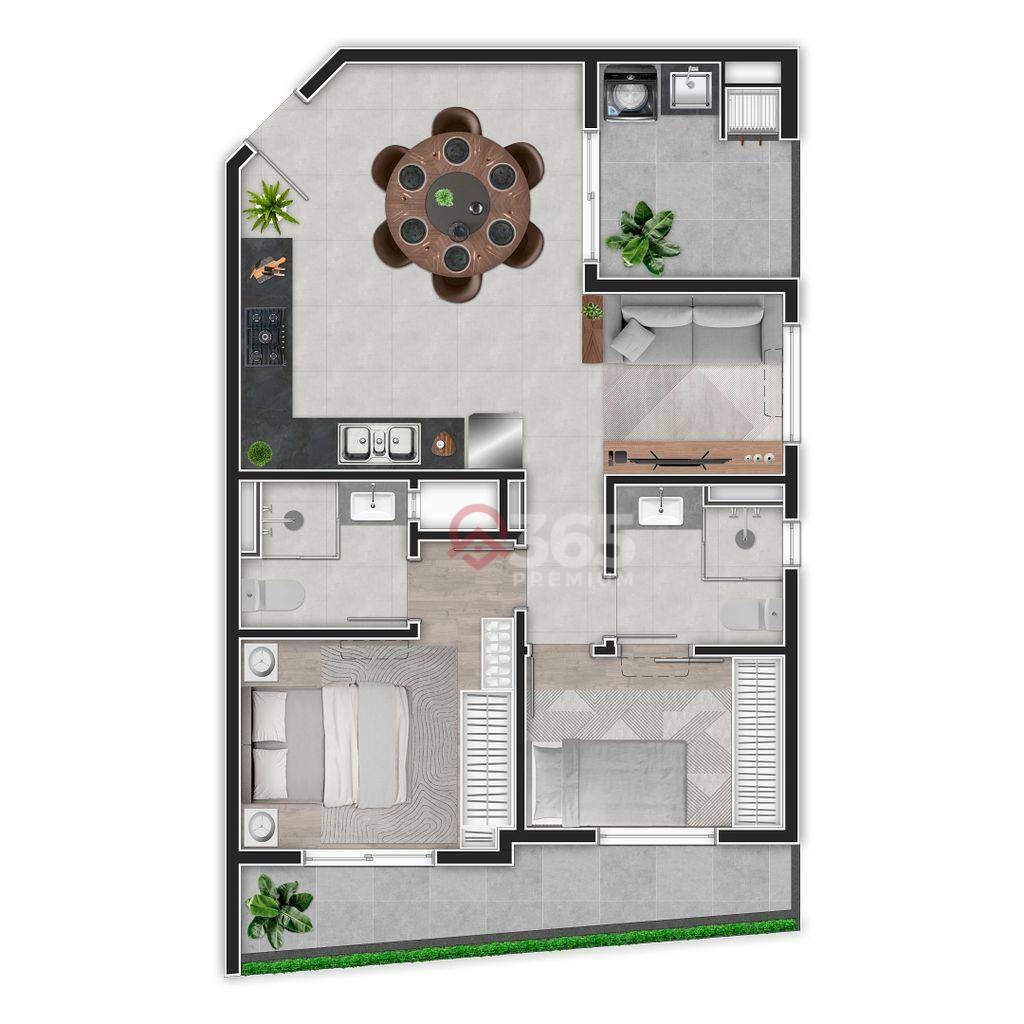 Apartamento à venda com 2 quartos, 64m² - Foto 6