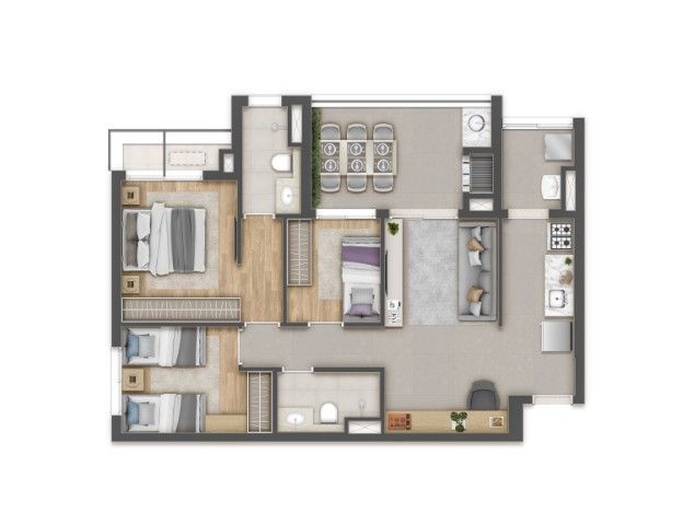 Apartamento à venda com 1 quarto, 38m² - Foto 26