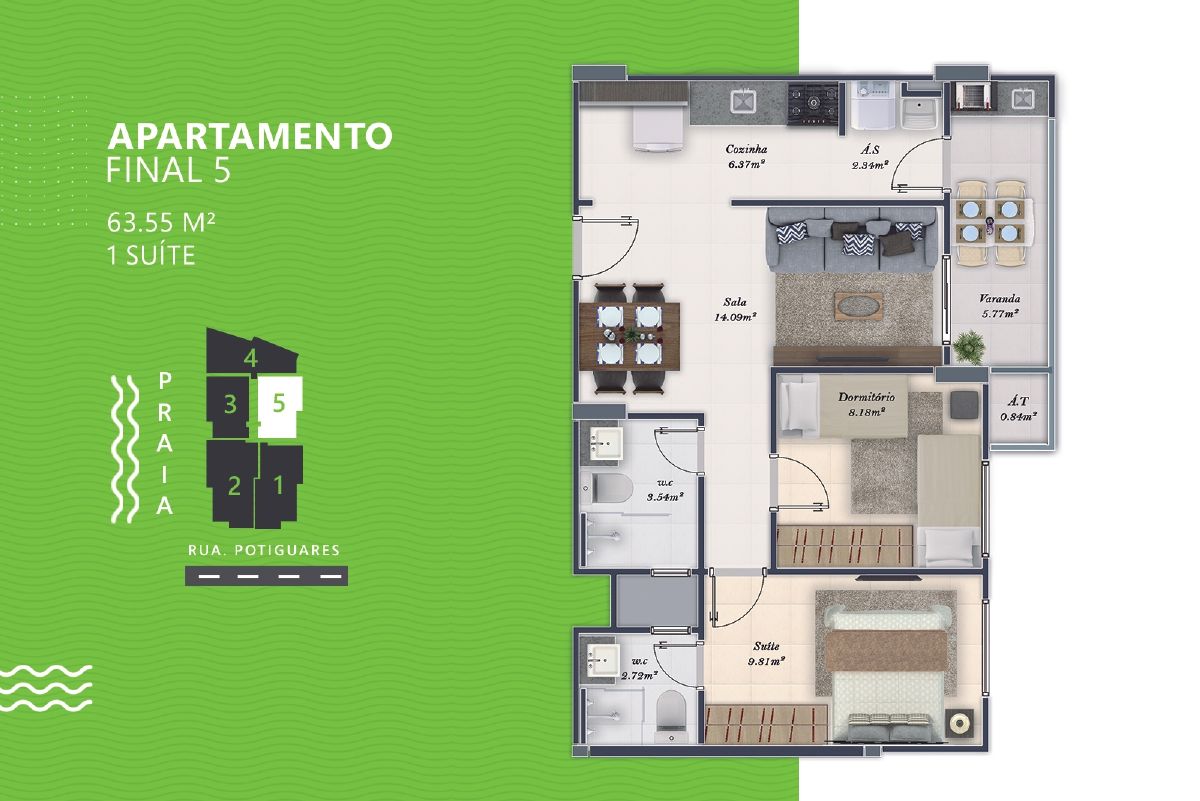 Apartamento à venda com 2 quartos, 73m² - Foto 16