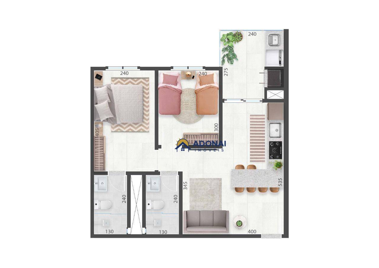 Apartamento, 2 quartos - Foto 5