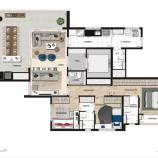 Apartamento à venda com 3 quartos, 121m² - Foto 2