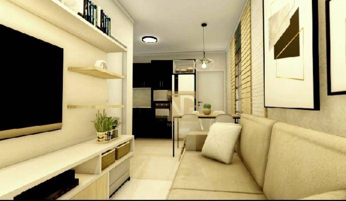 Apartamento à venda com 1 quarto, 28m² - Foto 3