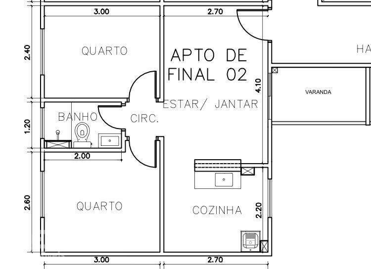 Apartamento à venda com 2 quartos, 42m² - Foto 8