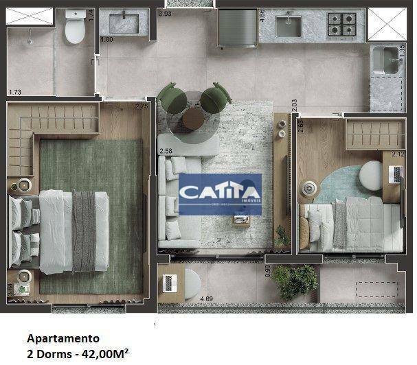 Apartamento à venda com 2 quartos, 41m² - Foto 16