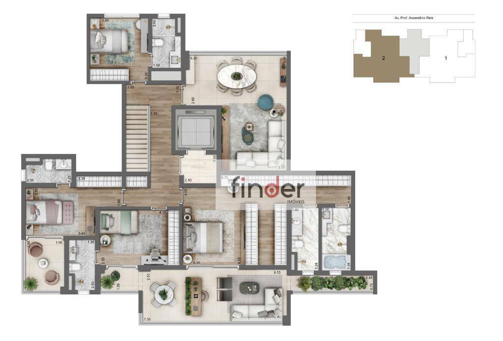 Apartamento à venda com 4 quartos, 469m² - Foto 43