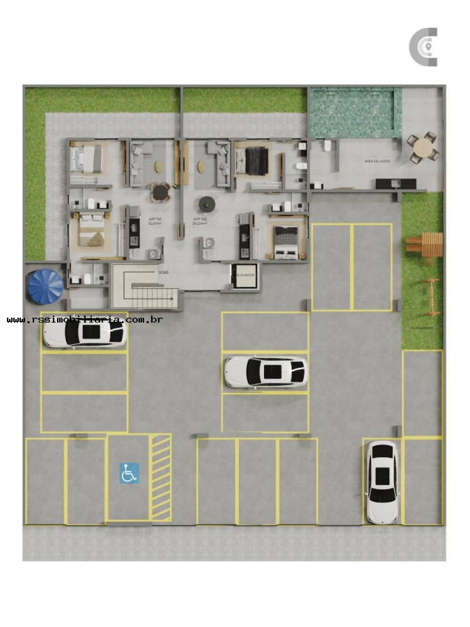 Apartamento à venda com 2 quartos, 48m² - Foto 4