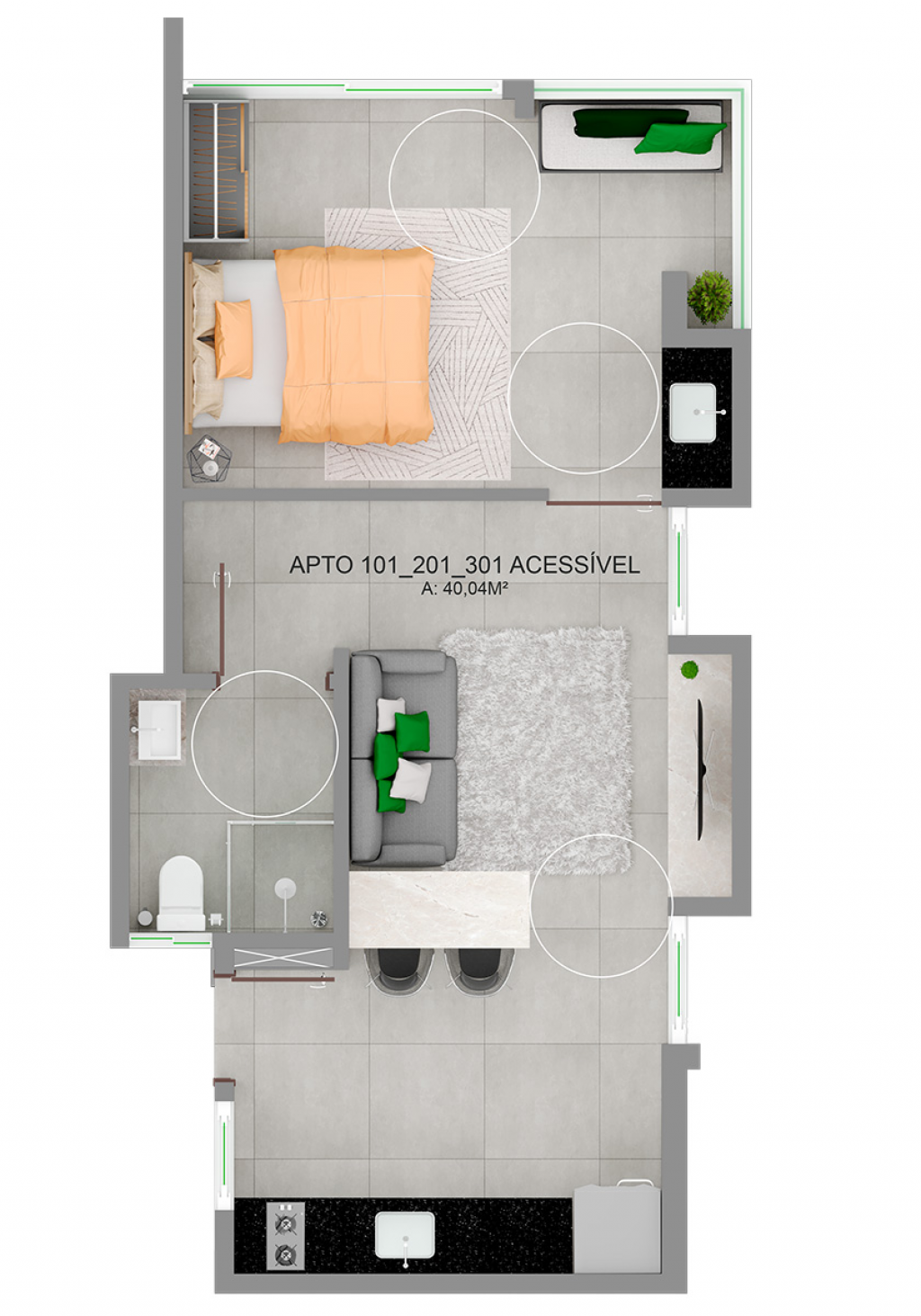 Apartamento à venda com 1 quarto, 22m² - Foto 21