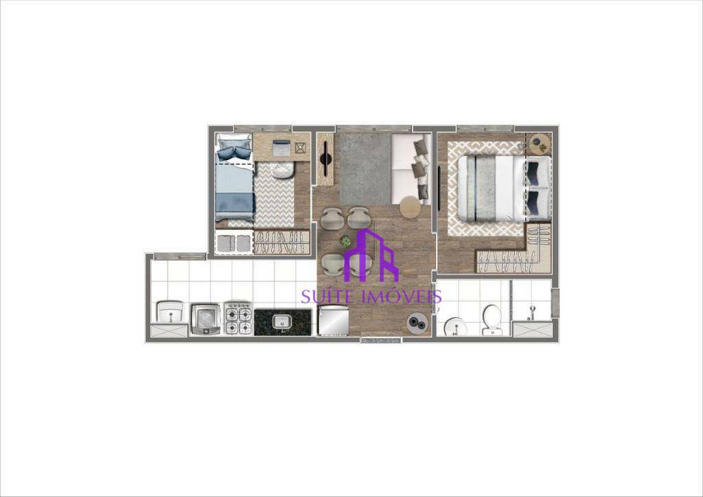 Apartamento à venda com 2 quartos, 36m² - Foto 41