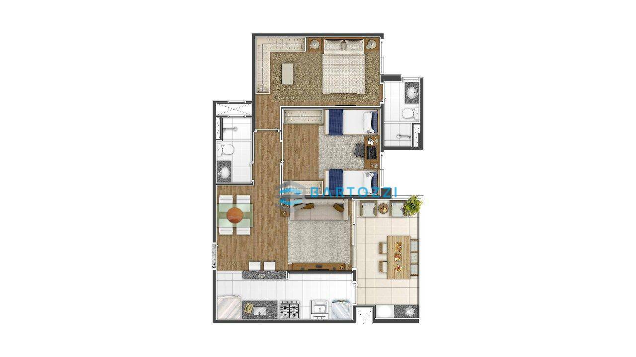 Apartamento à venda com 2 quartos, 63m² - Foto 35