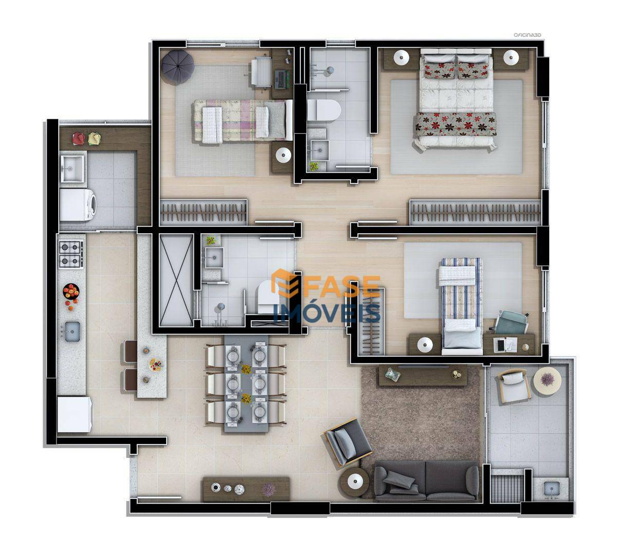 Apartamento à venda com 2 quartos, 160m² - Foto 15