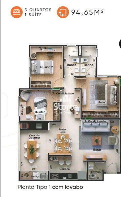 Apartamento à venda com 2 quartos, 64m² - Foto 8