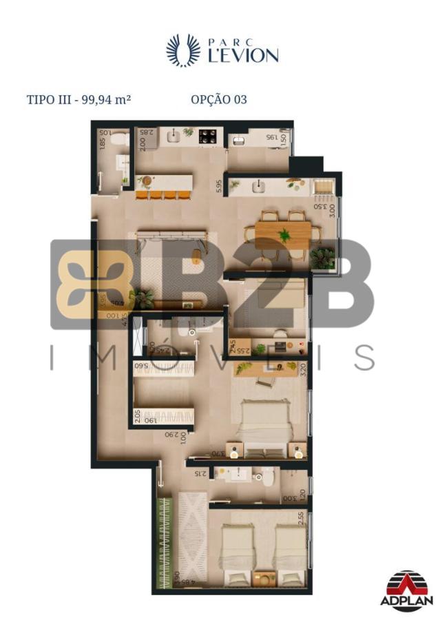 Apartamento à venda com 3 quartos, 99m² - Foto 34