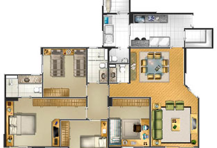 Apartamento à venda com 4 quartos, 127m² - Foto 6