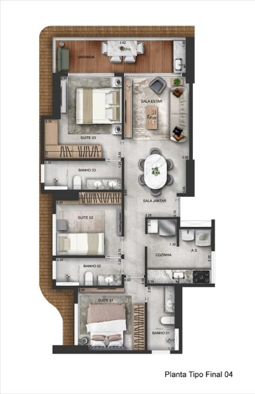 Apartamento à venda com 2 quartos, 66m² - Foto 61