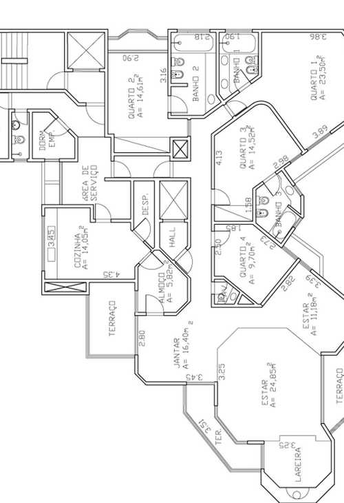 Apartamento à venda com 4 quartos, 272m² - Foto 2