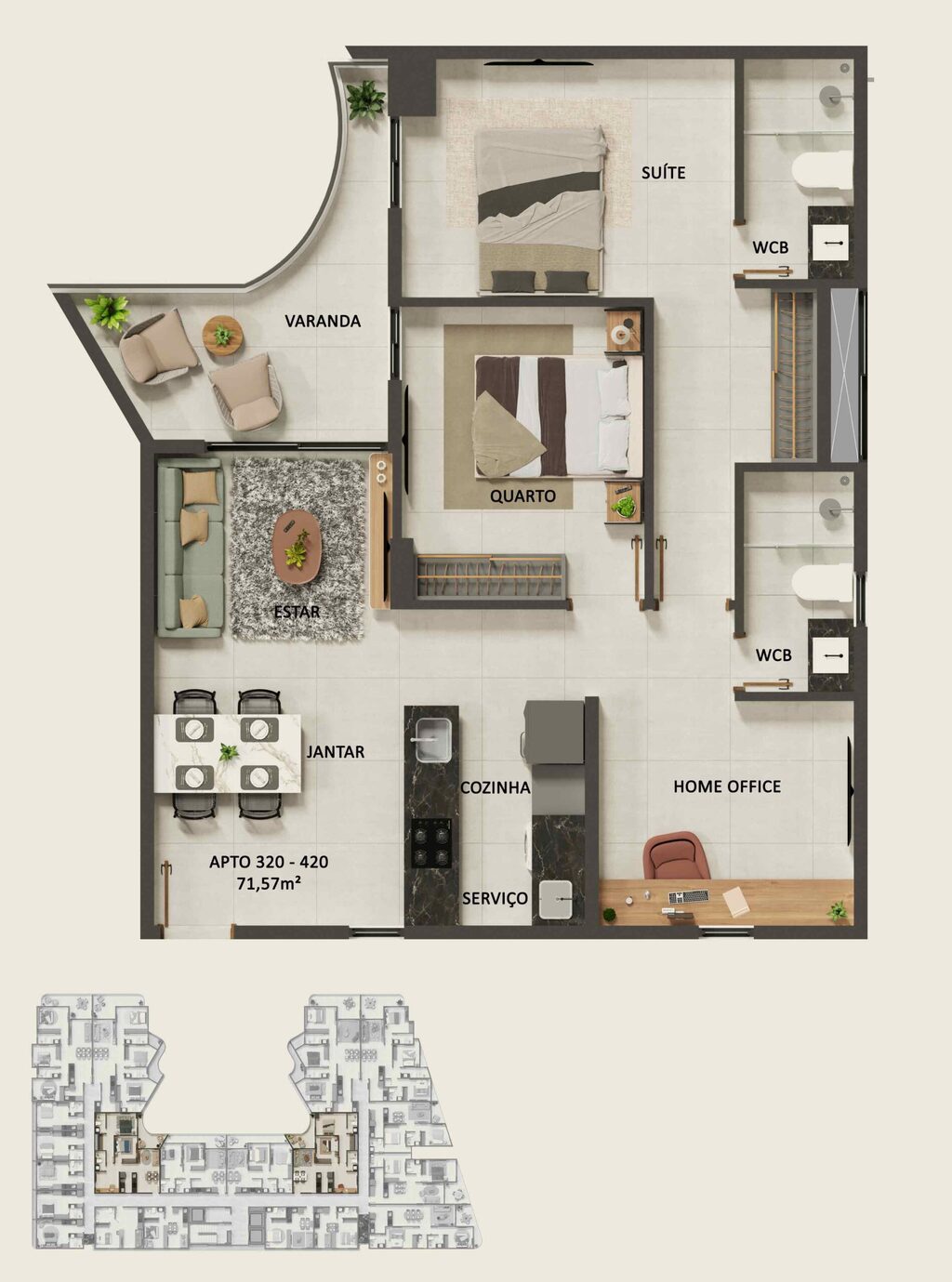 Apartamento à venda com 1 quarto, 27m² - Foto 52