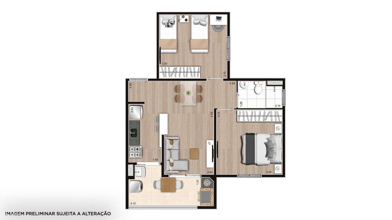 Apartamento à venda com 1 quarto, 50m² - Foto 24