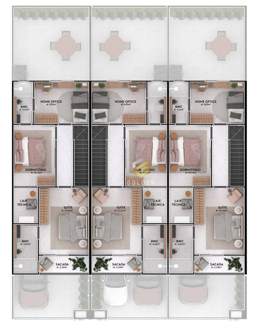 Sobrado, 3 quartos, 84 m² - Foto 5