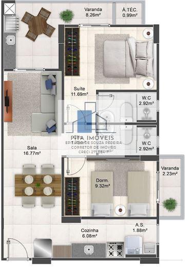 Apartamento à venda com 2 quartos, 63m² - Foto 18