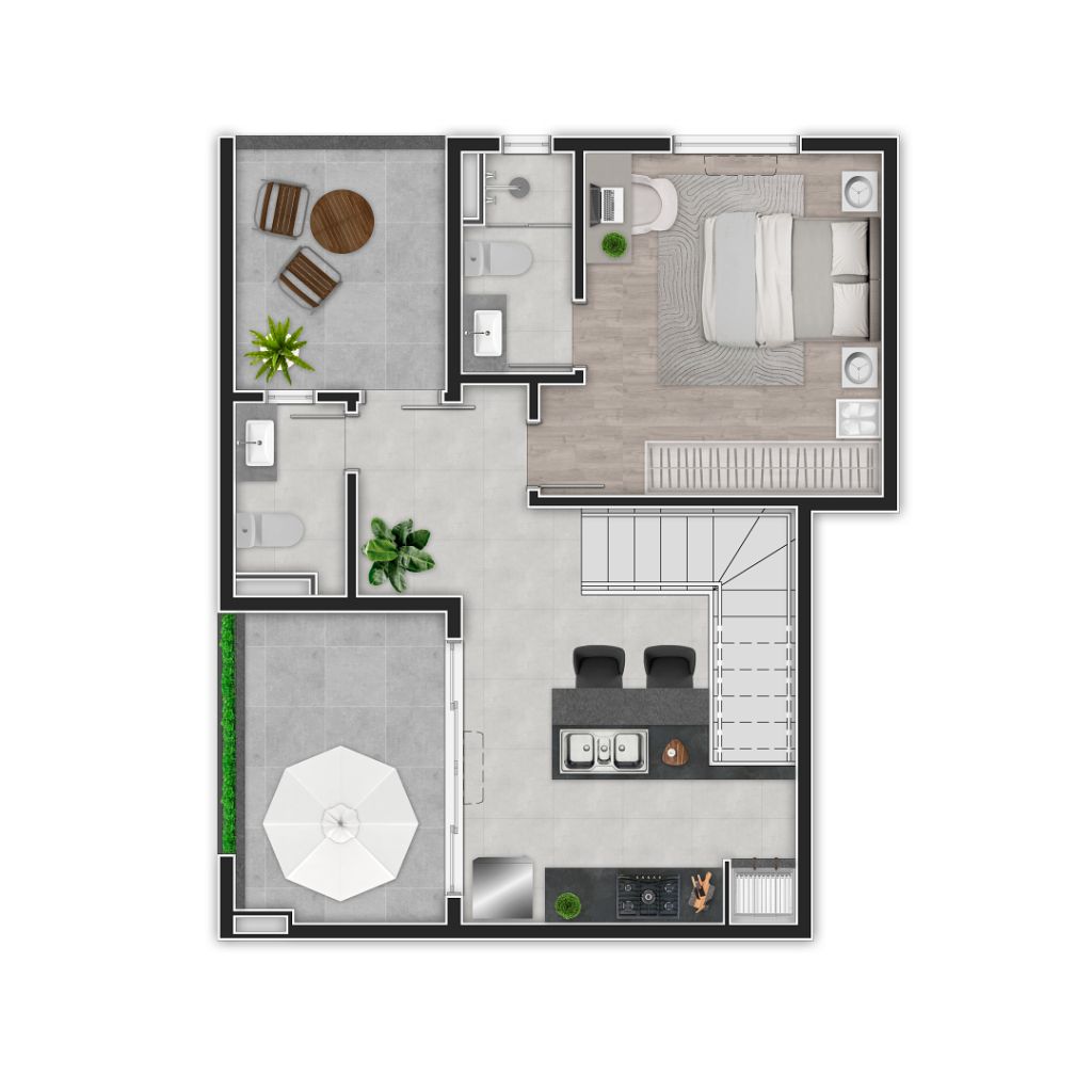 Apartamento à venda com 2 quartos, 52m² - Foto 14