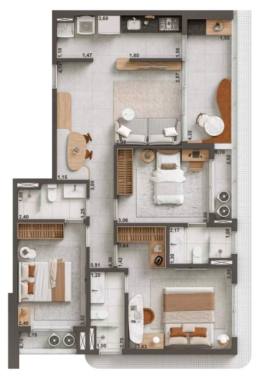 Apartamento à venda com 3 quartos, 85m² - Foto 16