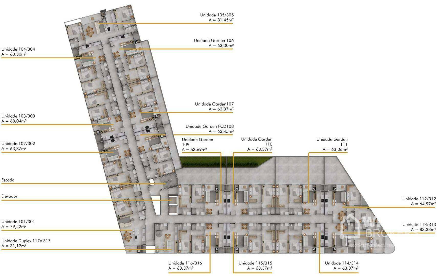 Apartamento à venda com 3 quartos, 170m² - Foto 19