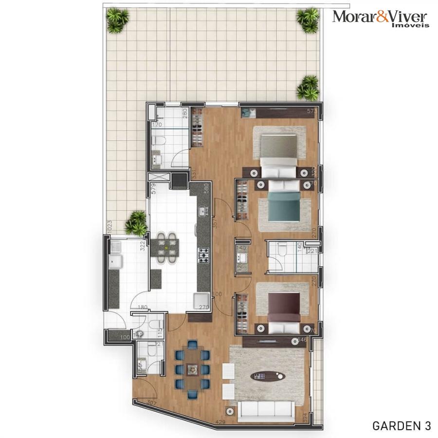 Apartamento à venda com 3 quartos, 146m² - Foto 12