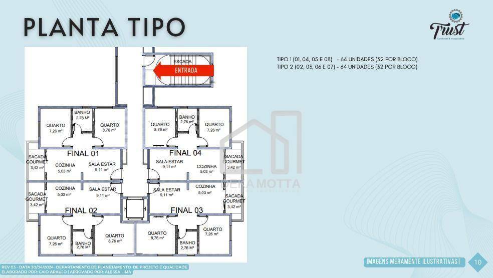 Apartamento à venda com 2 quartos, 42m² - Foto 7