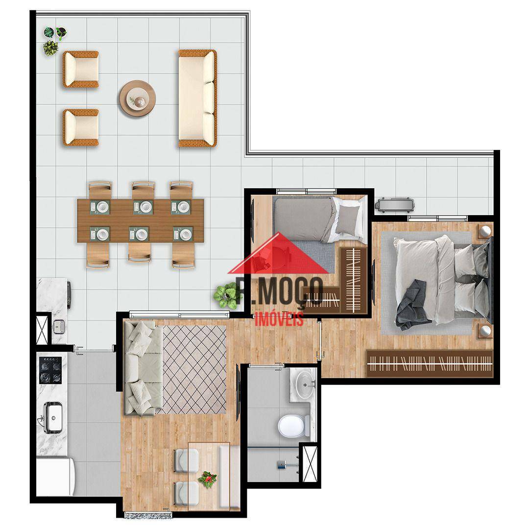 Apartamento à venda com 2 quartos, 45m² - Foto 12