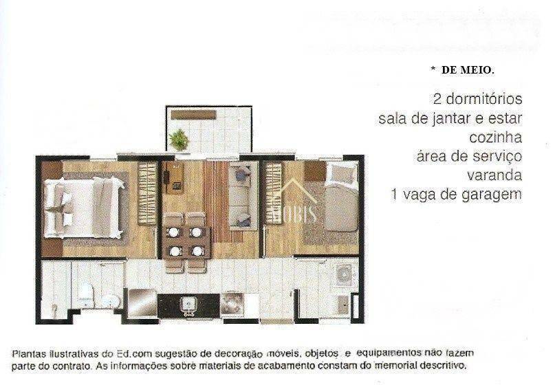 Apartamento à venda com 2 quartos, 37m² - Foto 6